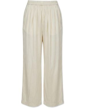 forte_forte Silk Trousers - White