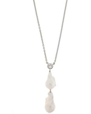 Givenchy Pearl Necklace - Blue