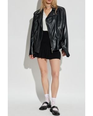 Alessandra Rich Leather Jacket - Black
