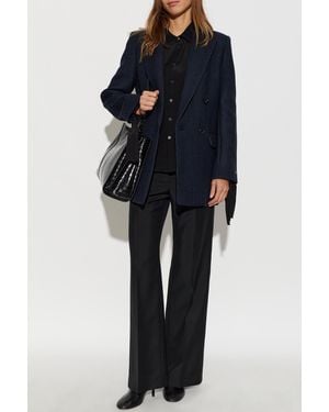 Zadig & Voltaire Silk Shirt 'Turma' - Blue