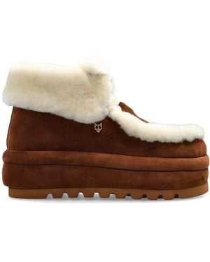 Naked Wolfe 'Bambi' Platform Snow Boots - Brown