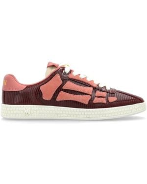 Amiri Sports Shoes 'Lizard Pacific Bones' - Red