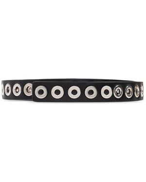 Jil Sander Leather Belt - Black