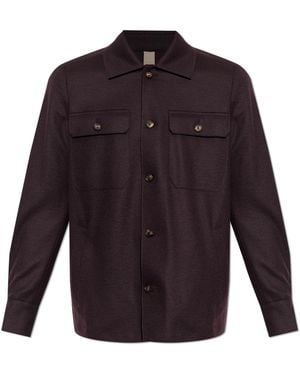 Eleventy Shirt With Pockets - Purple