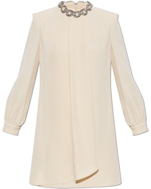 Valentino Garavani Silk Dress - White