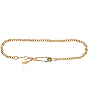 Versace Belt With Medusa Head Motif - Metallic