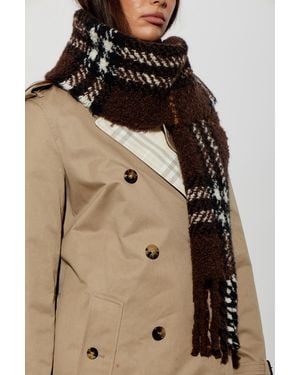 Burberry Wool Scarf - Natural