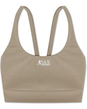 Sporty & Rich Sports Bra `sr Runner Active`, - Grey