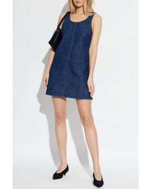 Ami Paris Denim Dress - Blue