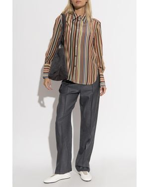 Paul Smith Silk Striped Shirt - Multicolor