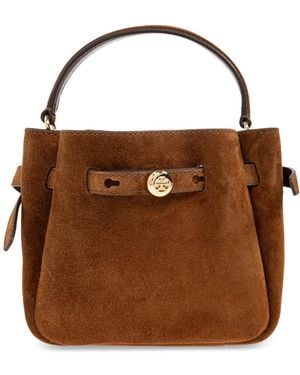 Tory Burch Romy Mini Hand Bag - Brown