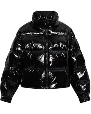 MICHAEL Michael Kors Down Jacket With A Glossy Finish - Black