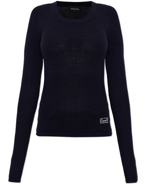 DSquared² Wool Top - Blue