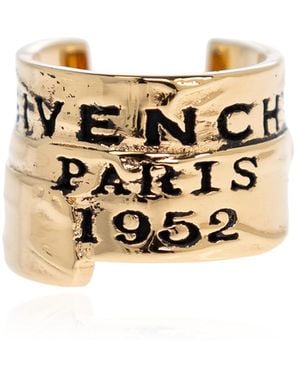 Givenchy Brass Ear Cuff, - Metallic