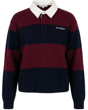 Sporty & Rich Polo From The "Central Park" Collection - Blue