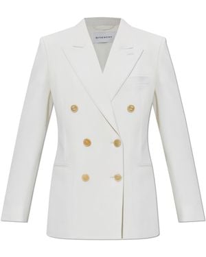 Givenchy Double-Breasted Blazer - White