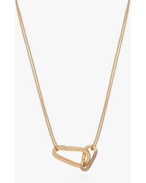 AllSaints Brass Necklace - White