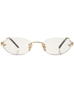 Miu Miu Prescription Glasses 'A54S - Metallic