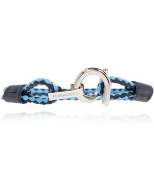 Ferragamo Leather Bracelet - Blue