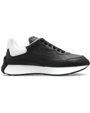 McQueen Sports Shoes With Logo - Black