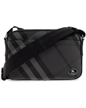 Burberry Shoulder Bag 'Grid Slim' - Black