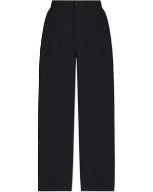 CASABLANCA Cotton Trousers - Black