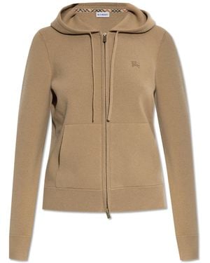 Burberry Cashmere Sweatshirt - Natural