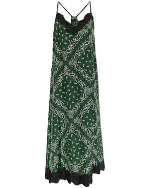 Zadig & Voltaire Silk Dress 'Respa' - Green