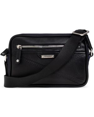 Iceberg Shoulder Bag With Logo - Black