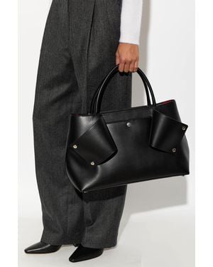 TOTEME Leather "Mercer" Bag - Black
