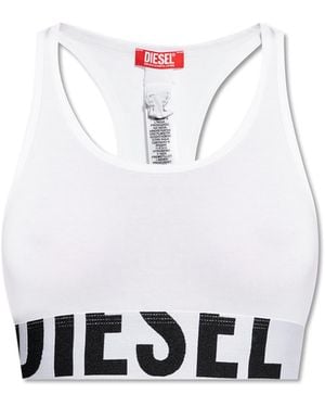 DIESEL Bra Ufsb-Cotton-Race-Bralette - White