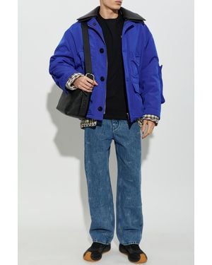 Loewe Embroidered Logo T-Shirt - Blue