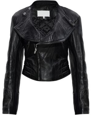 Maison Margiela Leather Jacket - Black