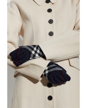 Burberry Cashmere Gloves - Natural