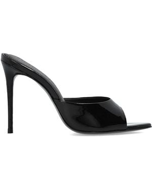 Black Suede Studio 'Jazz 100' Heeled Mules - Black