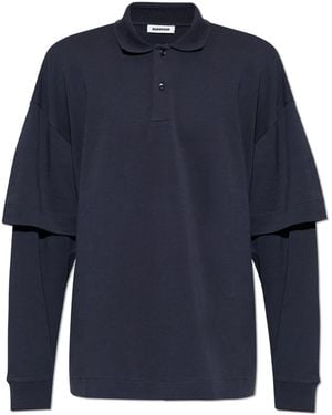 DARKPARK Long-Sleeve Polo - Blue