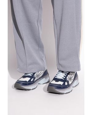 Palm Angels Sports Shoes With Logo - Blue