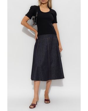 Jacquemus Top With Shoulder Pads - Black