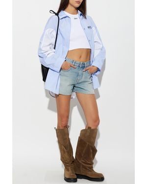 Off-White c/o Virgil Abloh Denim Shorts - Blue