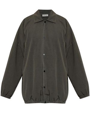Fear Of God Lightweight Jacket With Print - Grey