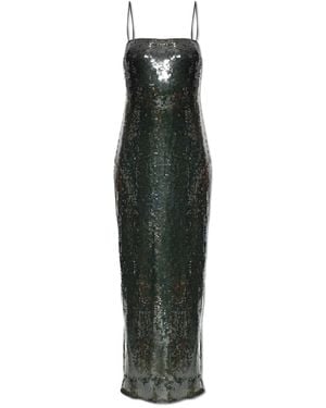 ROTATE BIRGER CHRISTENSEN Sequin Off-Shoulder Dress - Black