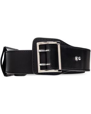Vetements Leather Belt - Black