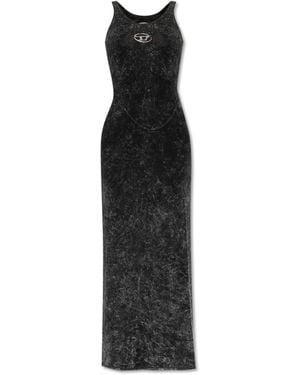 DIESEL Long Dress `D-Avena-P1` - Black