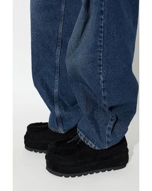 Naked Wolfe 'Bambi' Platform Snow Boots - Blue