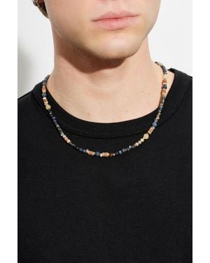 Isabel Marant Short Necklace With Stones - Black