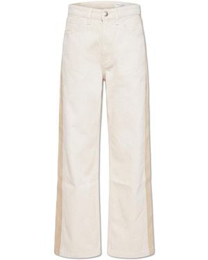 Rag & Bone Straight-Leg Jeans - White