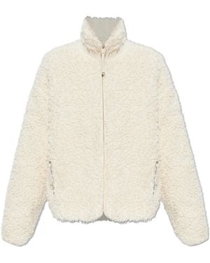 Jil Sander Jacket With Decorative Finishing - Natural