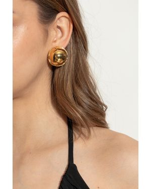 Alaïa Brass Earrings - Natural