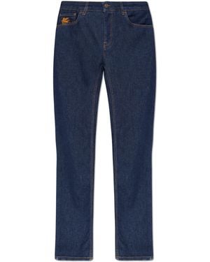 Etro Jeans With Tapered Legs - Blue