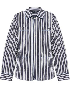 Dolce & Gabbana Shirt With A Crinkled Effect - Multicolour